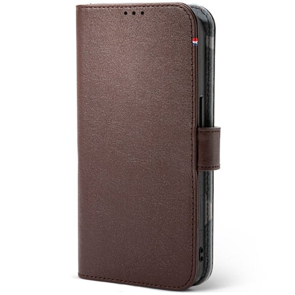 Decoded iPhone 13 Pro Brown Leather Folio MagSafe Wallet Case Detachable - Picture 1 of 11